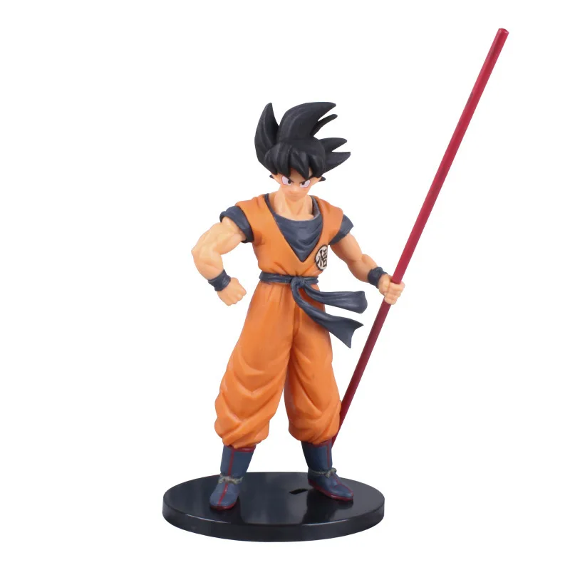  16cm Son Goku Super Saiyan Figure Anime Dragon Ball Goku DBZ  Action Figure Model Gifts Collectible Figurines for Kids : Toys & Games