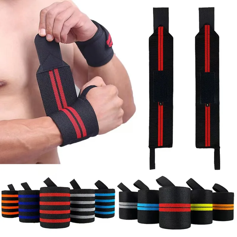 1 PCS Wristband Wrist Support Weight Lifting Gym Training Wrist Support Brace Straps Wraps Crossfit Powerlifting