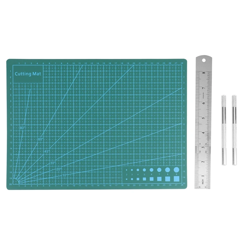 A4 Paper-Cutting Art Stereo Cutting Pad Engraving Knife Pad Art Knife Pad Engraving Tool Blade Set wall mounted woodworking bench