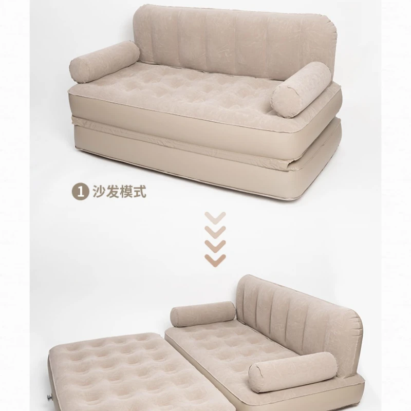 Lazy Outdoor Inflatable Sofa Sleeping Mattress Balcony Modern Home Compressed Sofa Garden Divano Gonfiabile Outdoor Furniture