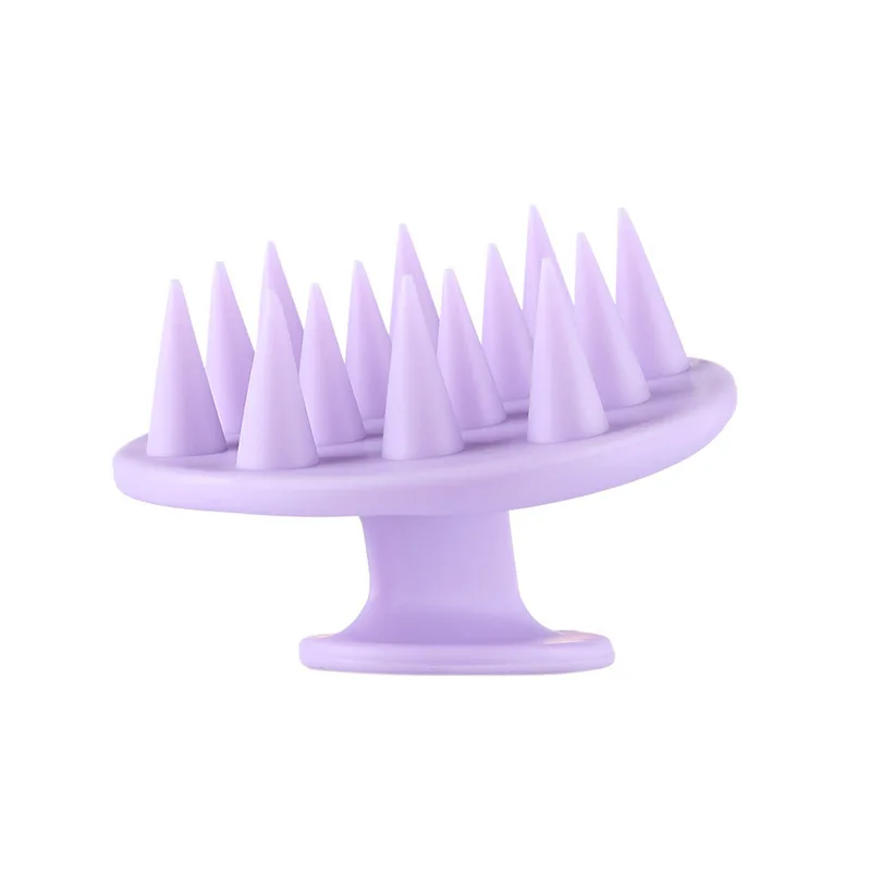Hair Comb Silicone Scalp Massage Shampoo Washing Magic Handle Brush Spa