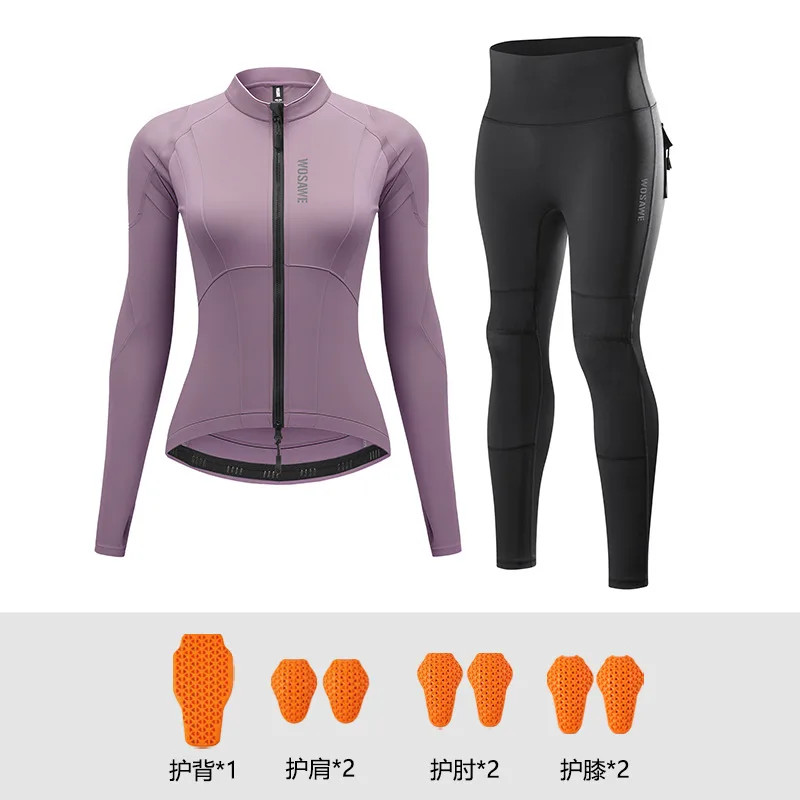 여성용 오토바이 소프트 아머 보호 재킷 재킷 전신 모토크로스 레이싱 슬림 의류 모토 라이딩 프로텍터