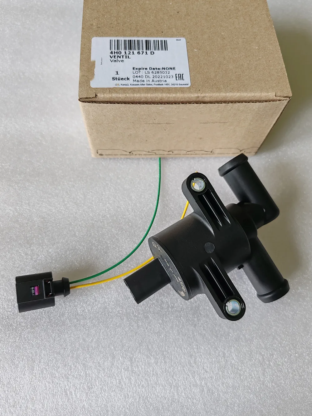 アウディ用ヒーター制御バルブ,純正部品,4h0121671d,4h0121671b アウディ用ヒーター制御バルブ,純正部品,4h0121671d,4h0121671b