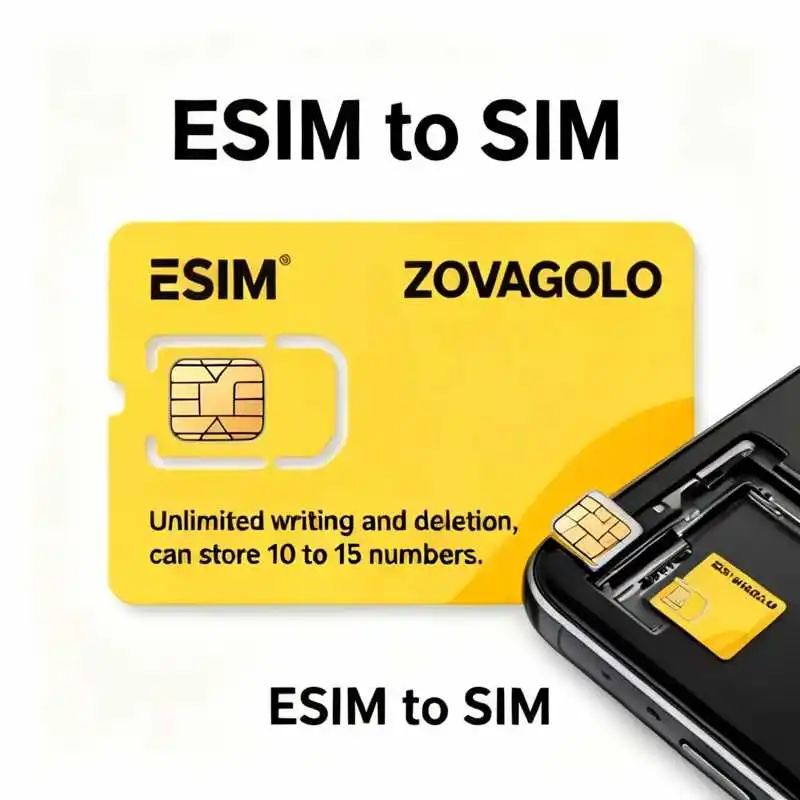 ESIM – carte d'écriture vers carte SIM, peut écrire 10-15 numéros, lecteur de carte EUICC, prise TYPEC, compatible avec 95% de téléphones mobiles/ordinateurs