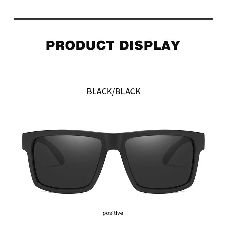 Grenzüberschreitender Bestseller Radfahren, quadratisch, polarisiert, hochwertige Outdoor-Sport-Sonnenbrille aus echter Film (Herren und Damen) – Detail 3