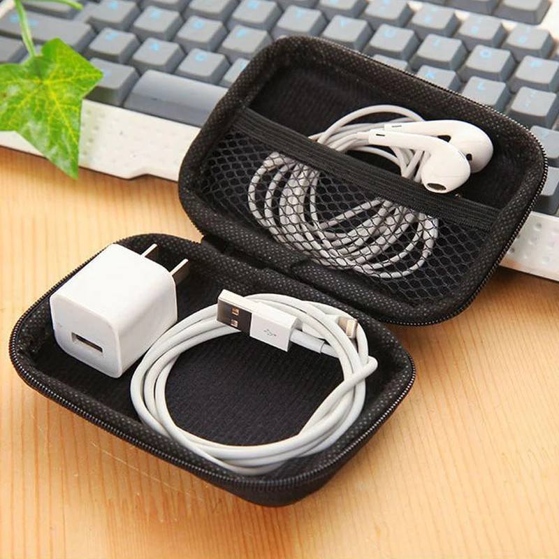 Universal Electronics Organizer Bag - Water-Resistant, Multi-Compartment Travel Accessory Pouch for Cables, Chargers, & More