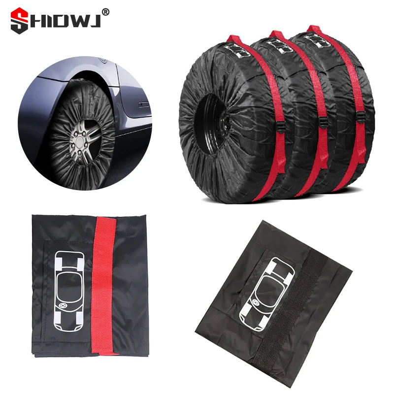 Tire Cover Case Car Spare Tire Cover Storage Bags for Cars Wheel Carry