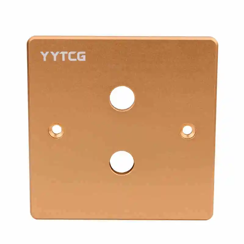 Premium Gold Binding Posts Wall Plate for Audio Speakers - No Soldering Required