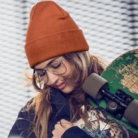 Unisex Basic Foldable Cuff Knit Beanie - Classic Winter Hat for Men & Women, Warm Ribbed Cap for Fall & Winter 3