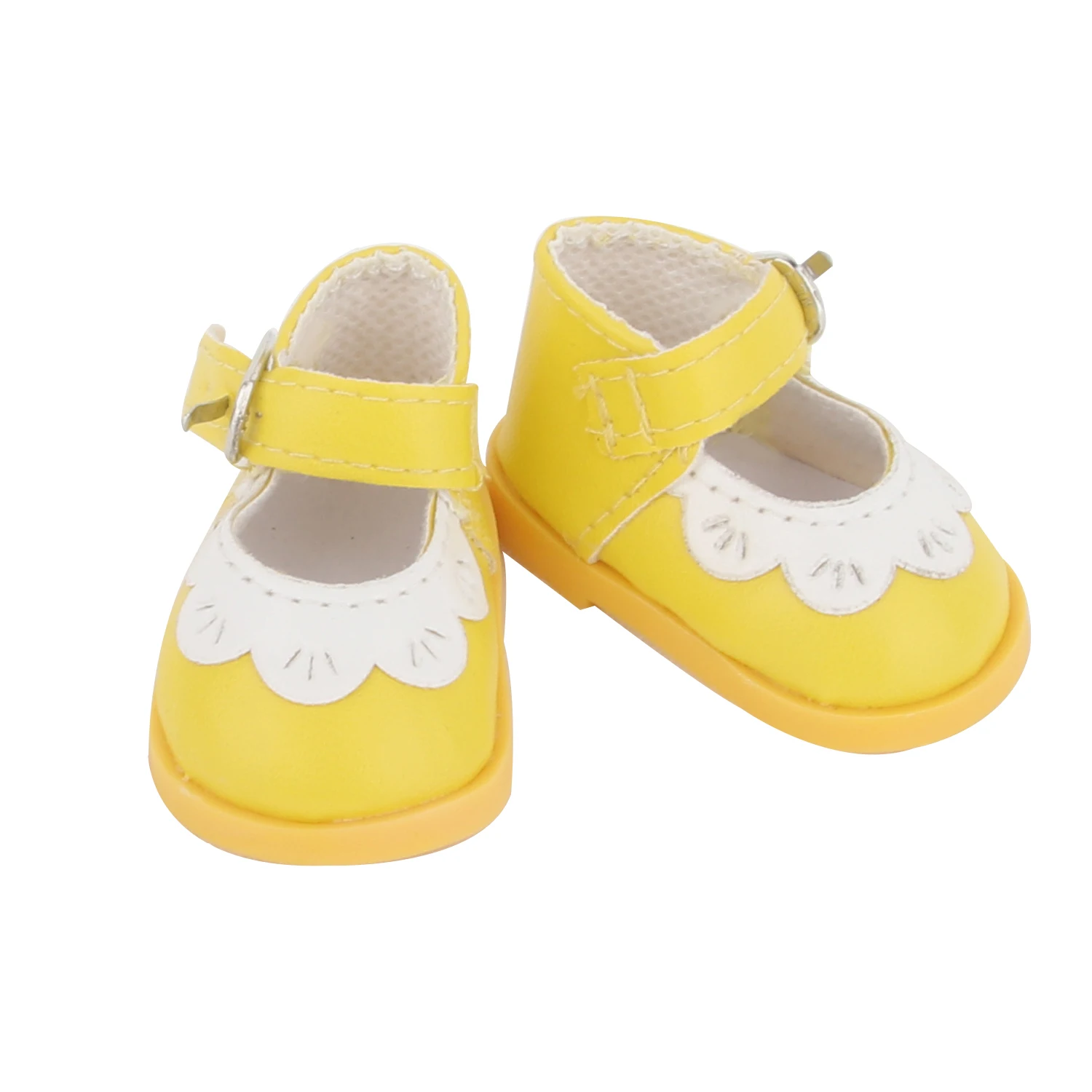 5.5CM PU Leather Mini Doll Shoes For 14 Inches American Doll Boots Hollowing Heart Bow Shoes For 35Cm Baby Girl,Lise,Nancy Dolls