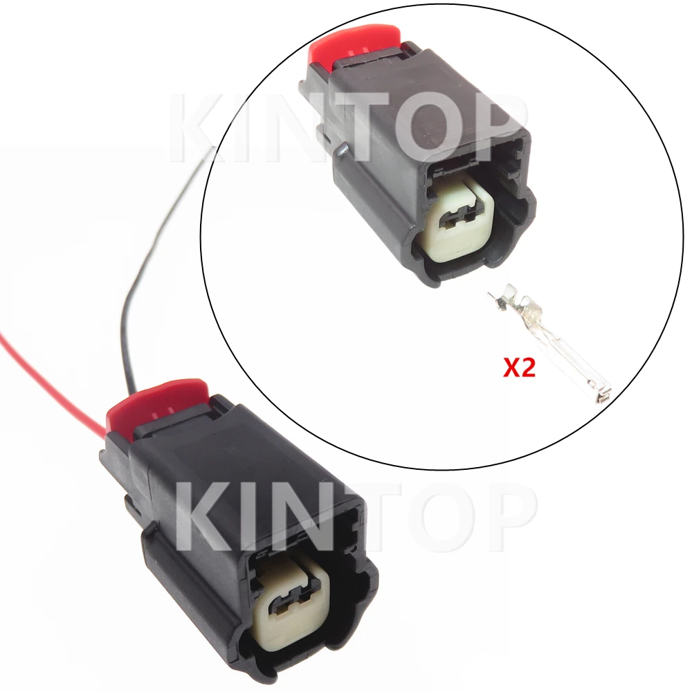 

1 Set 2 Pins Auto Cable Harness Socket Starter Automobile Crash Knock Sensor Unsealed Plug For Buick Car Wire Connector