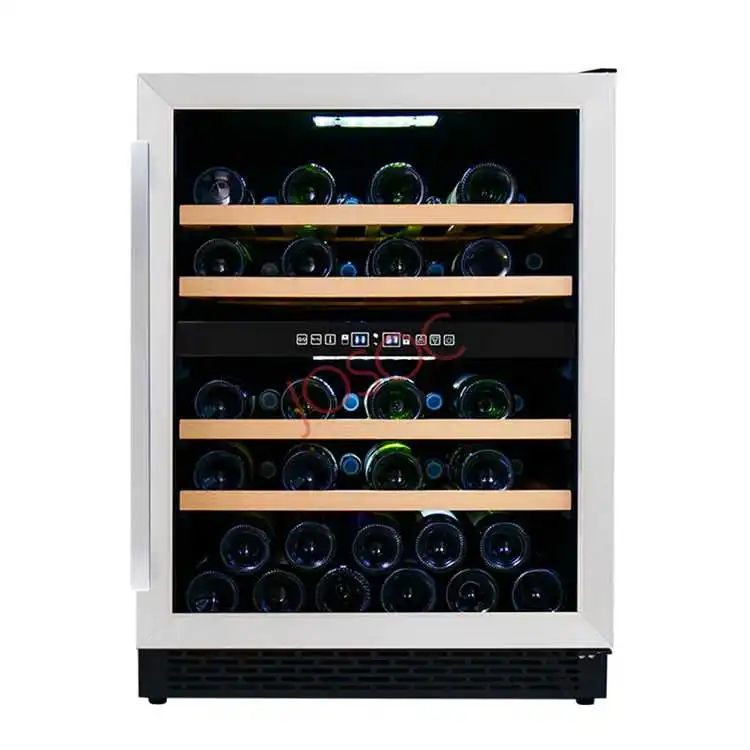 Wine Bottle Cooler Display Refrigerators Upright Glass Door Beverage Cooler Showcase Fridge R600a