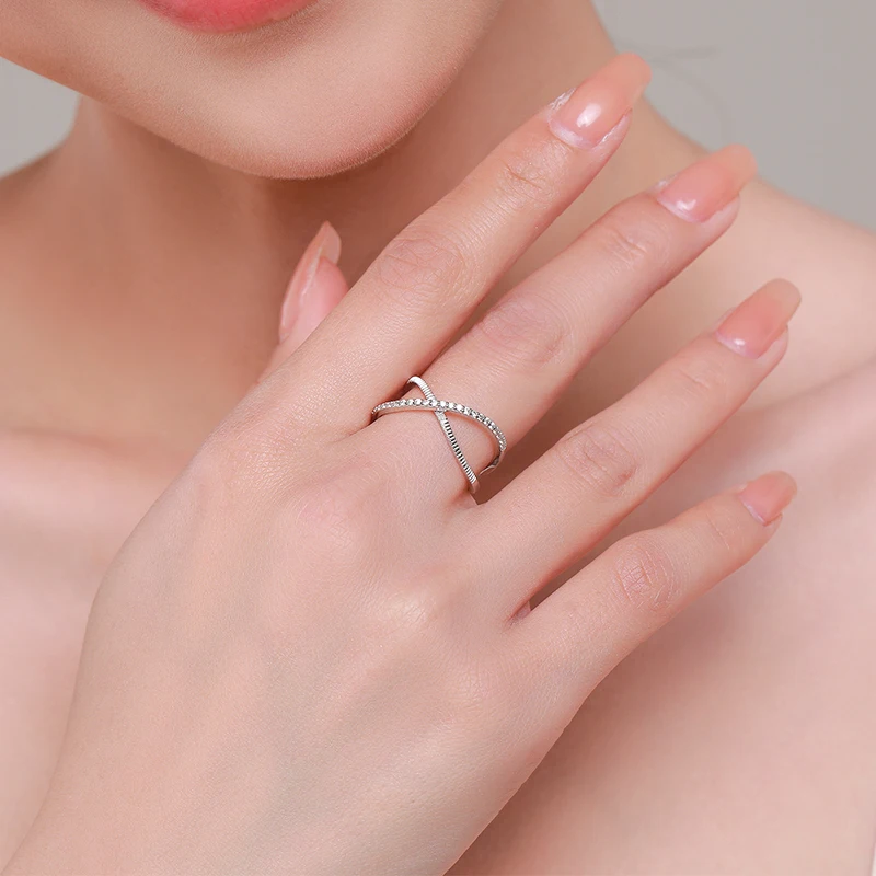 925 Sterling Silver Cross Ring For Women silver ring silver rings silver cross ring
