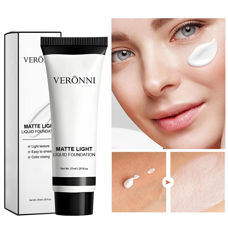 Description Picture 2 of item1/2pcs Mixable Pure White Foundation Adjuster Liquid,Foundation Lighten & Brighten Adjuster White Matte Makeup For All Skin Type