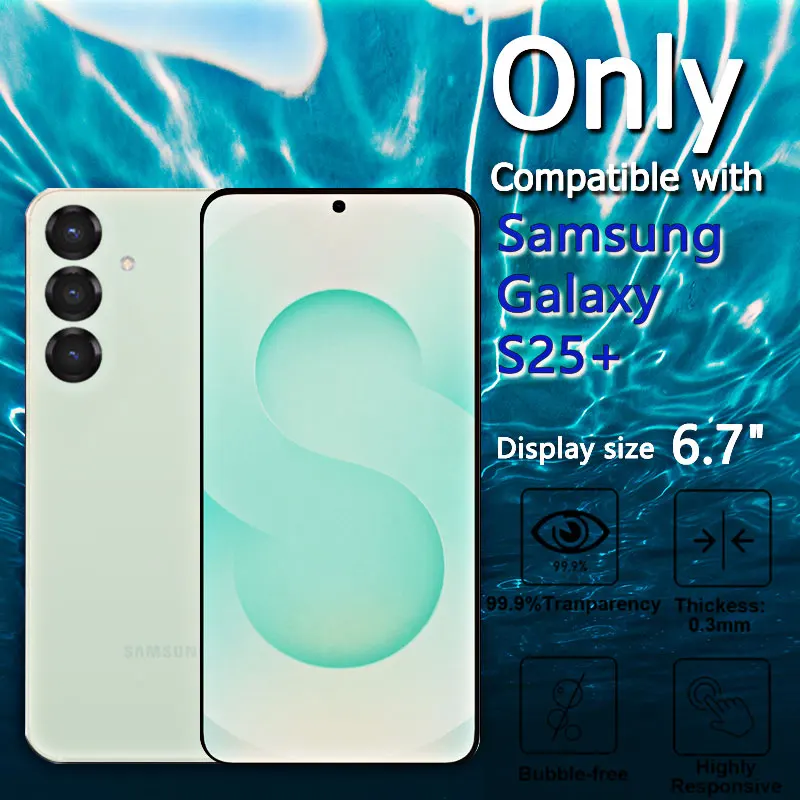 Premium Tempered Glass Screen Protector - High Aluminum, Anti-Scratch, Case Friendly, Fingerprint Resistant