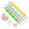 5Pcs/Set Dual-Ended Nail Art Dotting Pen Rhinestones Gems Picker Crystal Beads Handle Ball Head Drawing Painting Manicure Tools 3