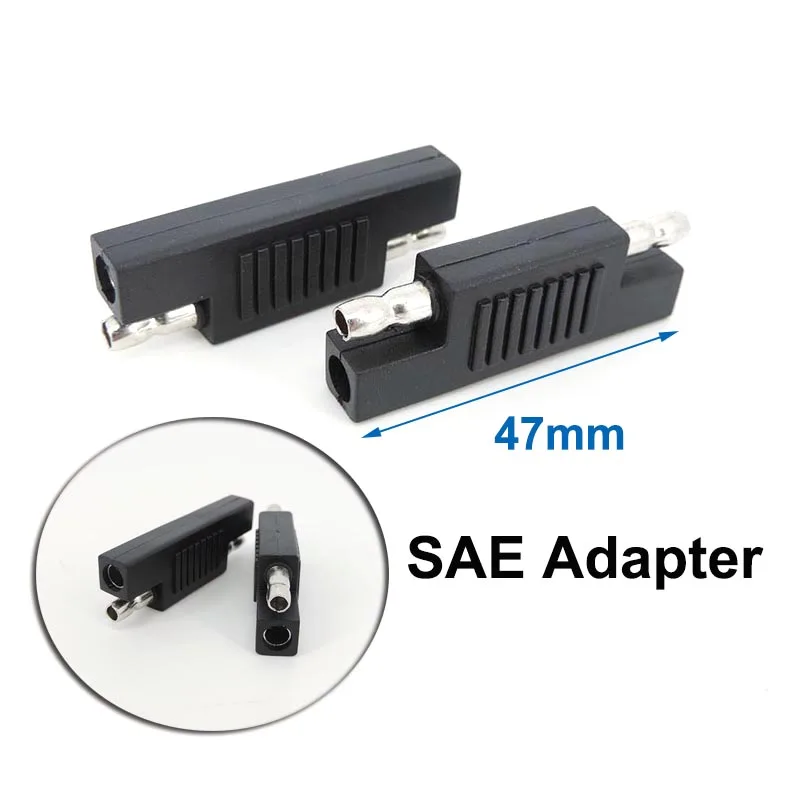 12/24V แผงพลังงานแสงอาทิตย์ SAE ชายขั้วย้อนกลับอะแดปเตอร์แบตเตอรี่ Charger สําหรับ Quick DISCONNECT CABLE V27 1