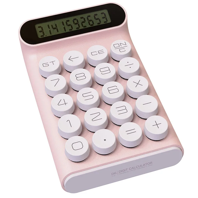 レトロ電卓ドットメカニカルキーボードポータブルコンピューター
