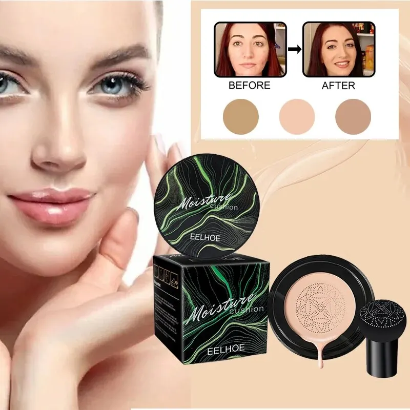 Air Cushion BB Cream Mushroom Head Whitening Foundation Moisturising Concealer Makeup Lasting Matte Brightening Face Base