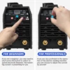 Welding Machine 200A ARC 110V/220V Dual Voltage Welder IGBT Stick MMA Welder LED Display Electrode Holder Work Clamp PROSTORMER 5