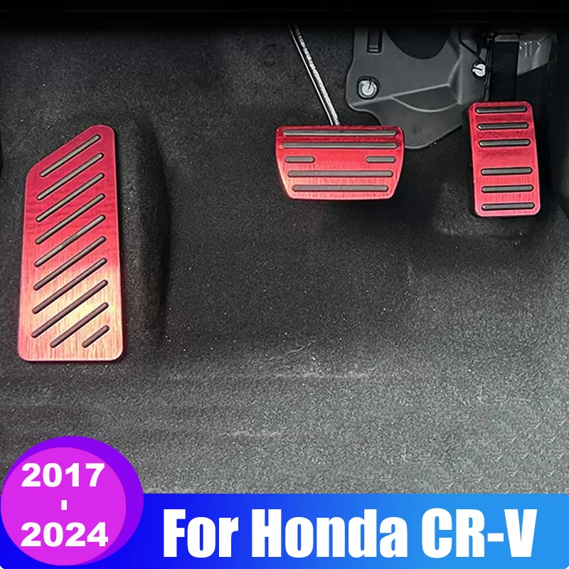For Honda CR-V CRV Aluminum Car Accelerator Brake Pedal Non-Slip Cover Protection Accessories
