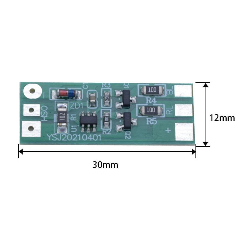 LED Lamp 3-12V Flashing Two-color Pair Suitable For Car Model Bicycle Electric Vehicle
