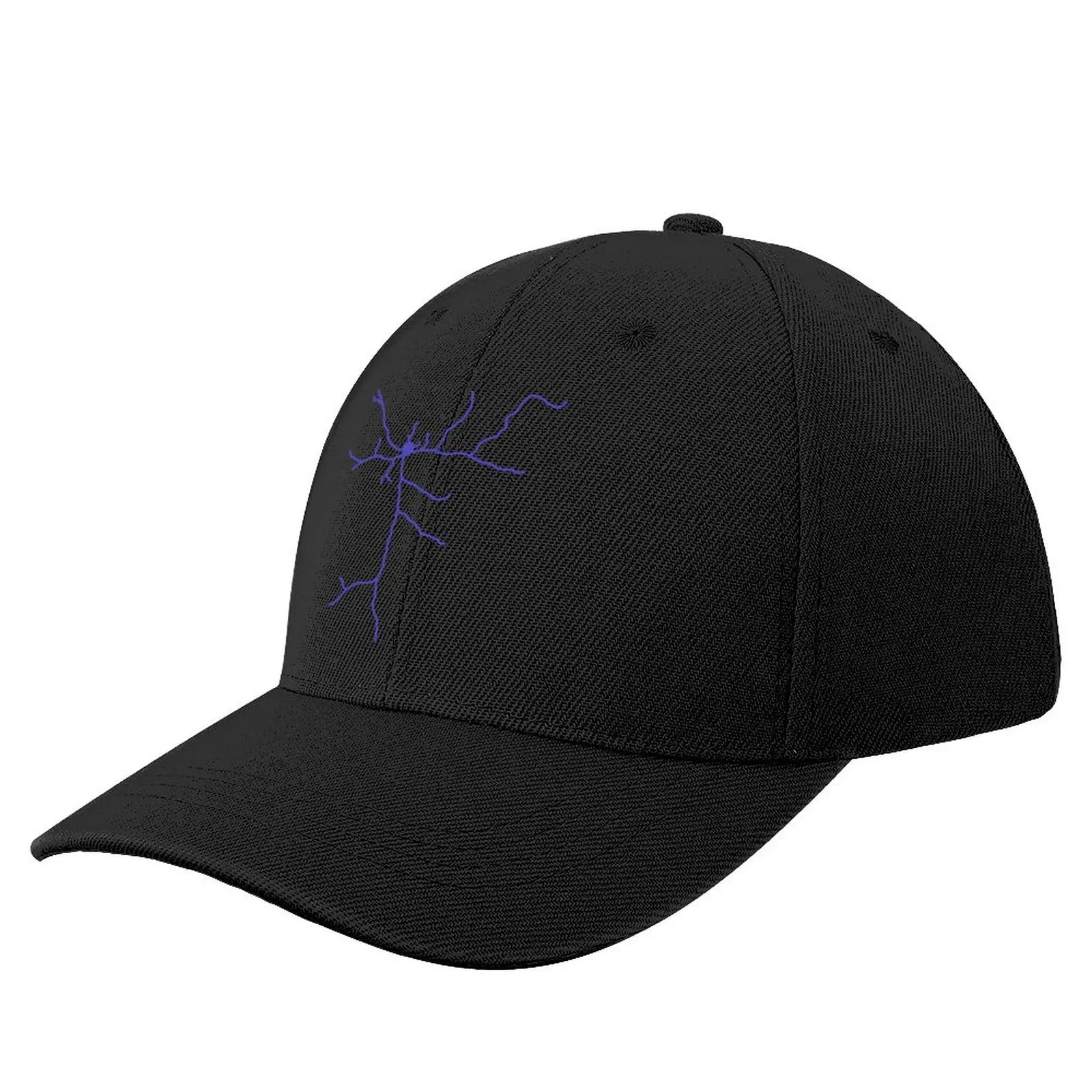 

Purple fluorescent neuron drawing Baseball Cap Hat Man Luxury Sports Caps Golf Hat Women Men's