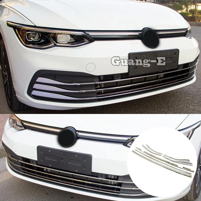 Für VW Volkswagen Golf 8 MK8 GTI R-LINE GTE GTD Frontschürze Grille Trim  Racing Grill Streifen Abdeckungen Zubehör 2020 2021 2022