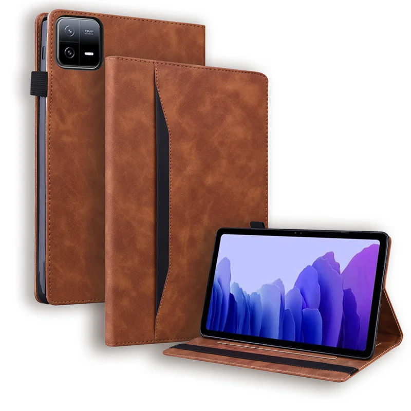 Business Style PU Leather Tablet Cover with Stand Function