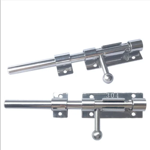 Sd7d46ec36fd04e52a1f1afdb58db0ec03 1Pcs 5.5Inch Stainless Steel Door Latch Sliding Lock Bolt Latch Hasp Staple Gate Safety Lock Home Improvement Hardware