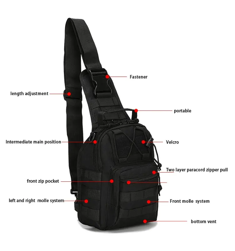 Bandolera Deportiva Táctica ARMY PULSE. – Odyssey of Backpacks