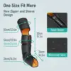Leg  , 3-in-1 Foot Calf & Thigh  with Heat and Compression Therapy, Leg Massage Boots for Swollen Legs, E 6