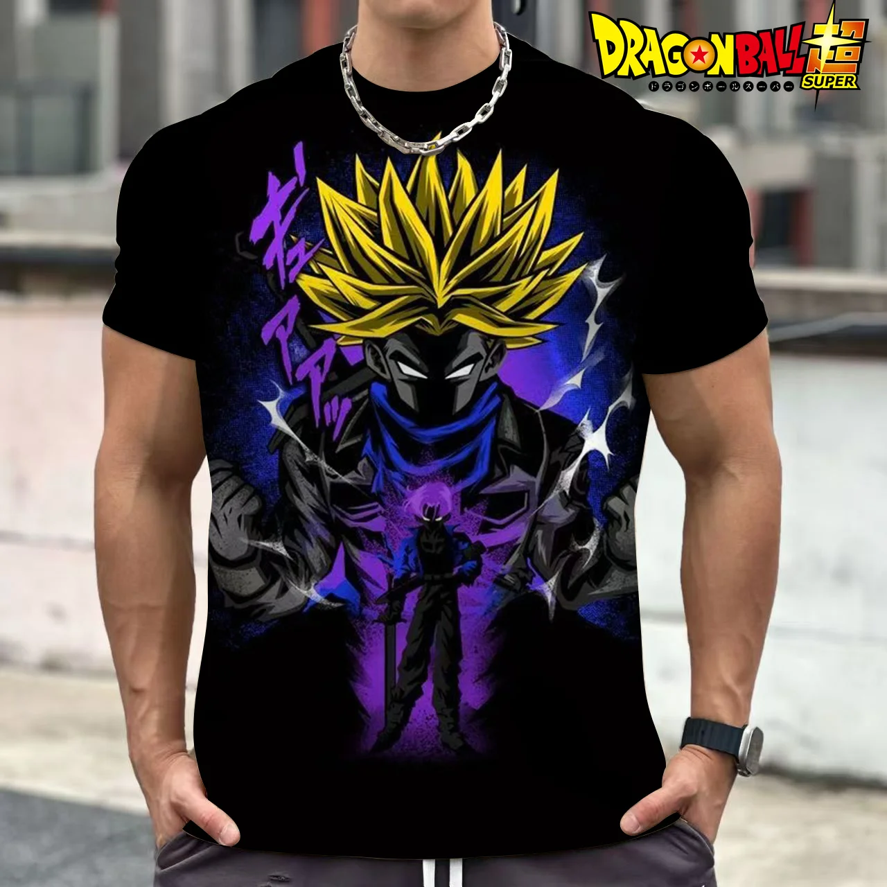 2026 Sommer Dragon Ball Retro Fitness T-Shirt Herren Oversize 3D-Druck Kurzarm Familien-Unisex Kinder-Sportshirt – Detail 10