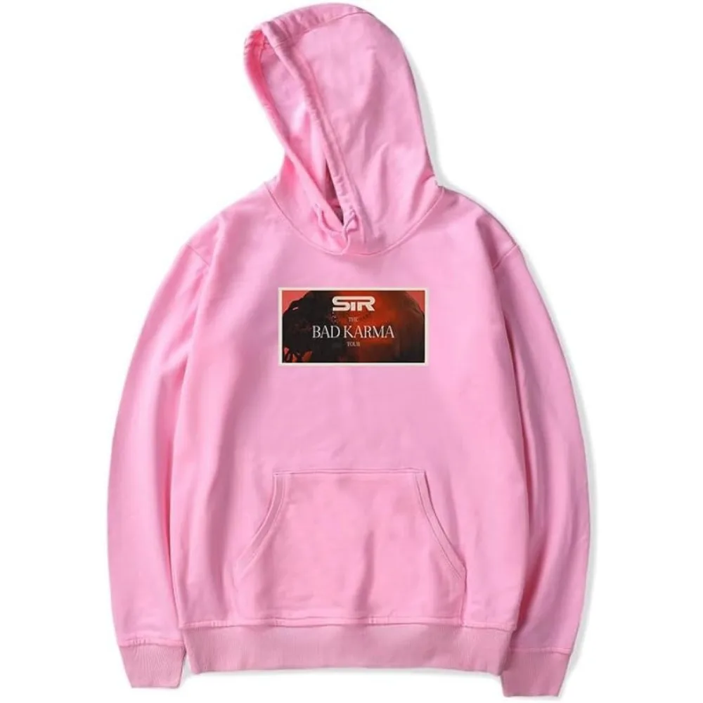 thumbnail image 1 of Sudadera con capucha SiR The Bad Karma Tour 2024 para hombre y mujer, unisex, de manga larga, para invierno, ropa de calle con capucha, 1 of 5