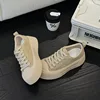 Thick soled board shoes female wind leopard print retro soft sole leisure 2025 spring and autumn explosive sports increase board 2