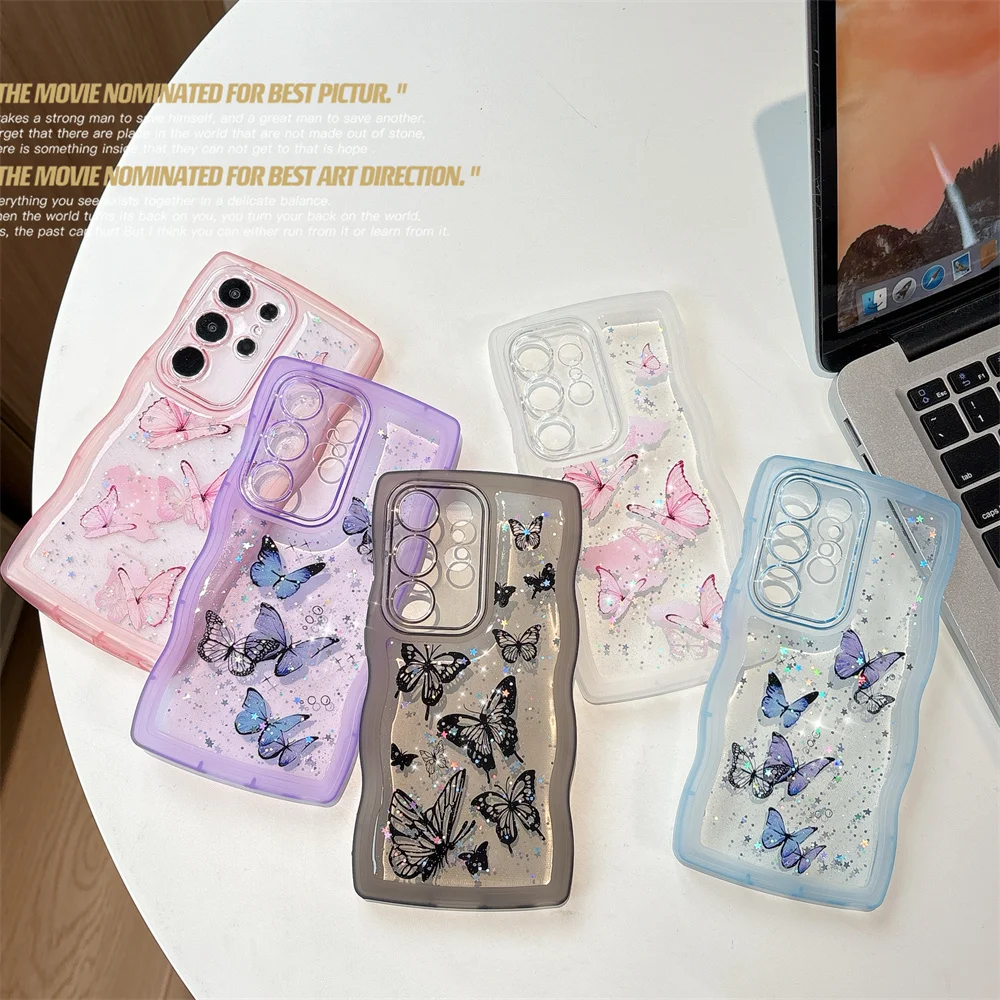 Glitter Butterfly Phone Case