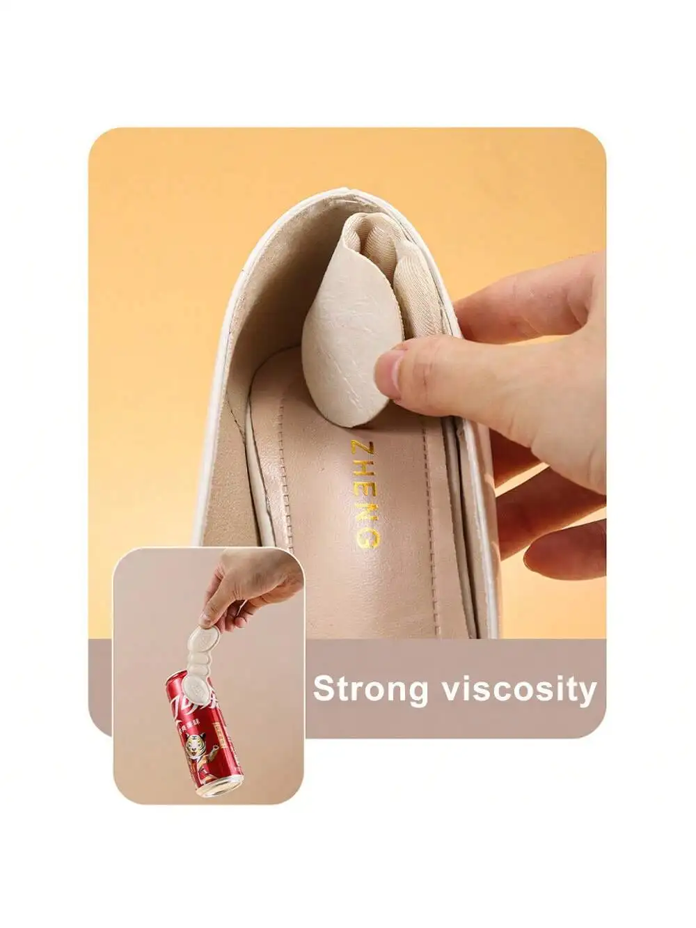 Heel Pads for Shoes Heel Grips for Womens Shoes Anti-Slip Grips Liner Cushions Inserts Blisters Pain