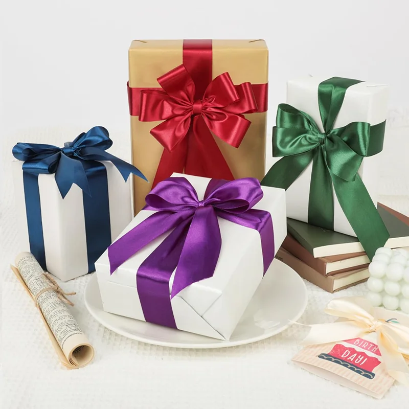 Luxurious Silk Ribbon Assortment for Crafts and Gift Wrapping – Set of 25 Rolls