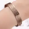 Copper Magnet Bracelet 18 Healing Magnets Copper Magnetic Bracelet Open Closure Cuff Bangle women men Yoga Bracelet Jewelry 4