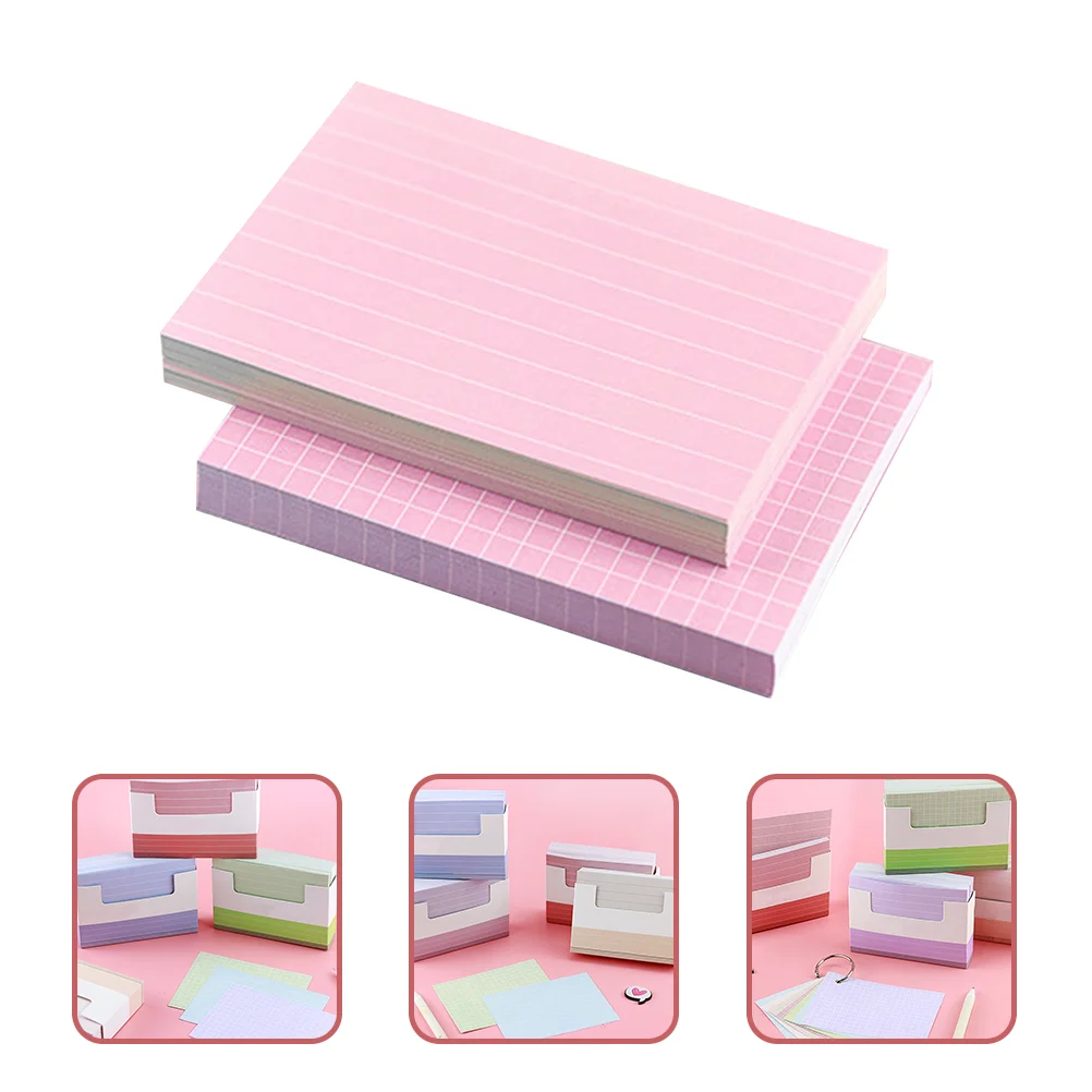 

150 Pcs Writing Index Card Cards Papers Ruled Colored Notecards Office Student Colorful