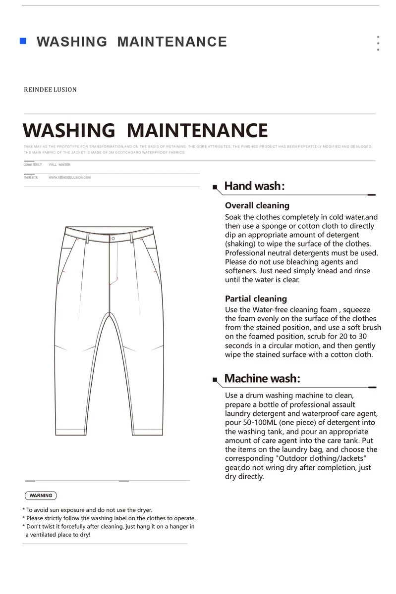 Reindee lusion 22ss Functional structural loose pants waist adjustment 3d cut design nylon techwear gorpcore