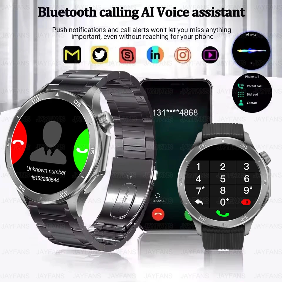 2025 New For OPPO Watch X2 Smart Watch Men GPS Compass AMOLED HD Screen NFC Bluetooth Call Heart Rate IP68 Waterproof Smartwatch 3