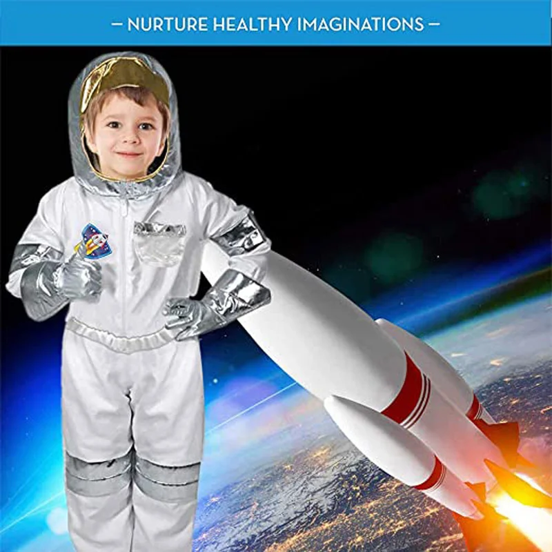  LMYOVE Disfraz de astronauta para bebé pequeño (talla S,  blanco) : Juguetes y Juegos