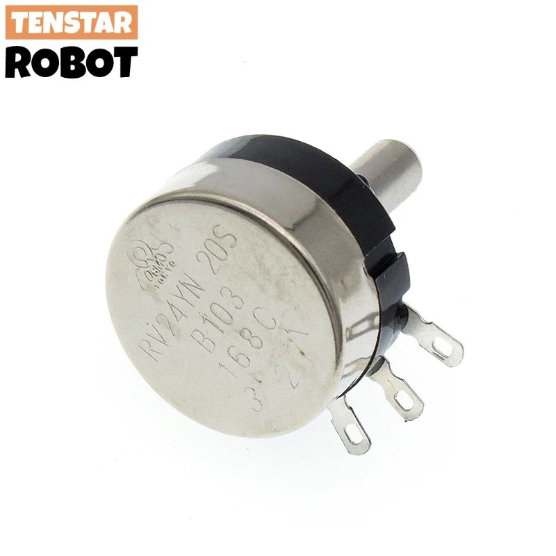Potentiometer Adjustable Resistor RV24YN20S B101 102 103 203 503 504 100 ohm 1K 10K 20K 50K 100K 500K ohm adjustable resistor,multiturn potentiometer,linear potentiometer,rotary potentiometer,trimmer potentiometer,electronic components