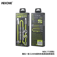 240W 3-in-1 Kirsite Cable USB Fast Charging