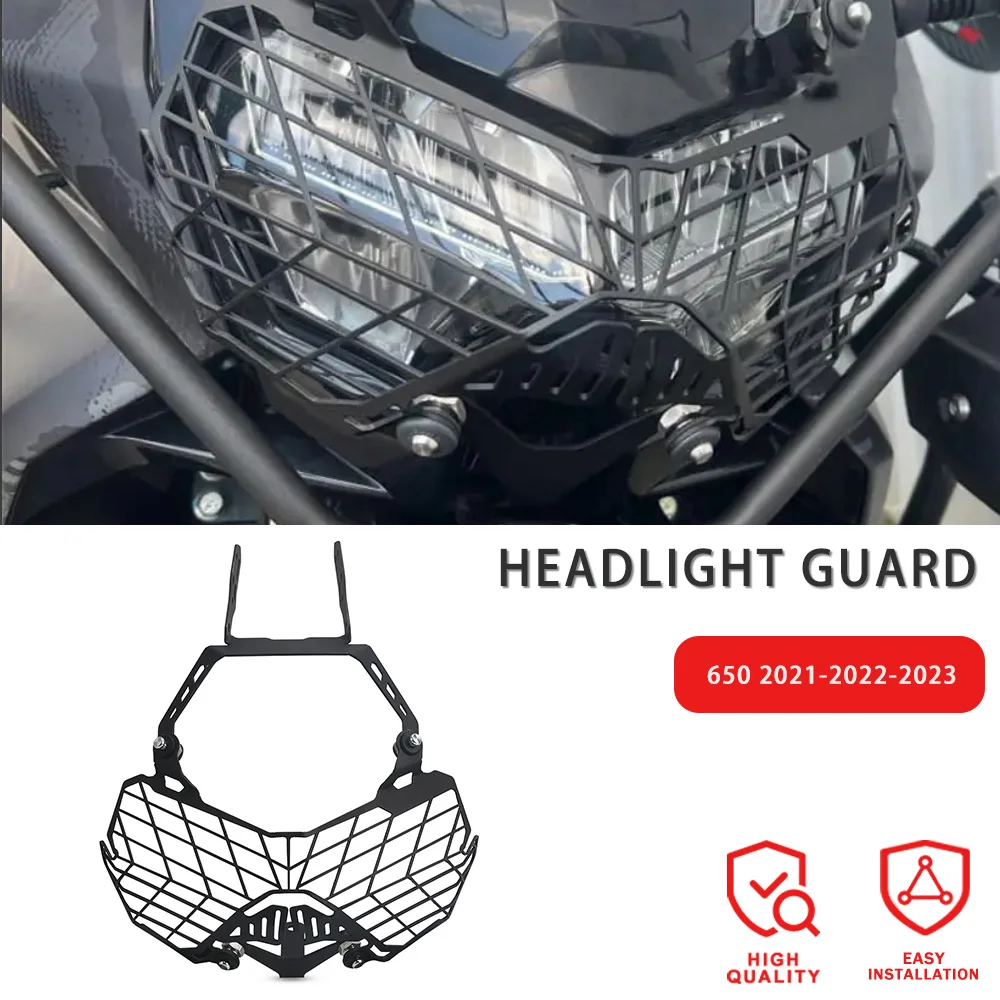 

KLR650 21-23 Motorcycle KLR klr 650 Headlight Guard Protector Grille Grill Cover CNC FOR Kawasaki KLR 650 2021 2022 2023 Motor