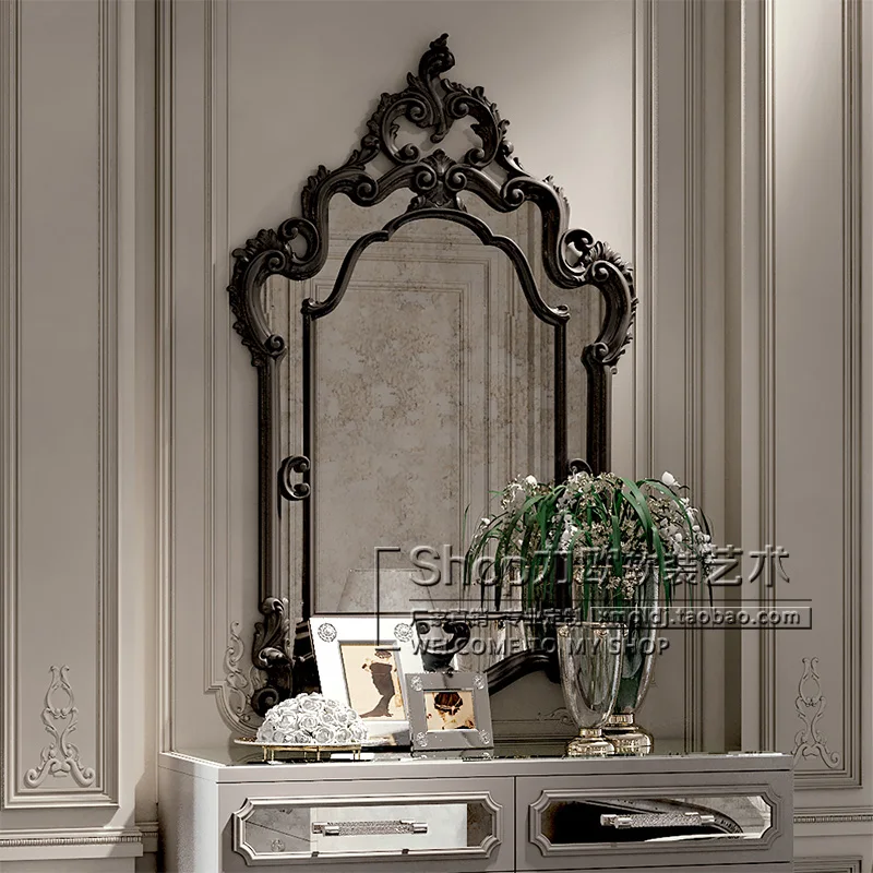 

Bedroom Decoration Mirrors Aesthetic Girlsluxury Salon Vintage Shower Large Wall Mirror Bathroomadesivi Muraliroom DecorTY
