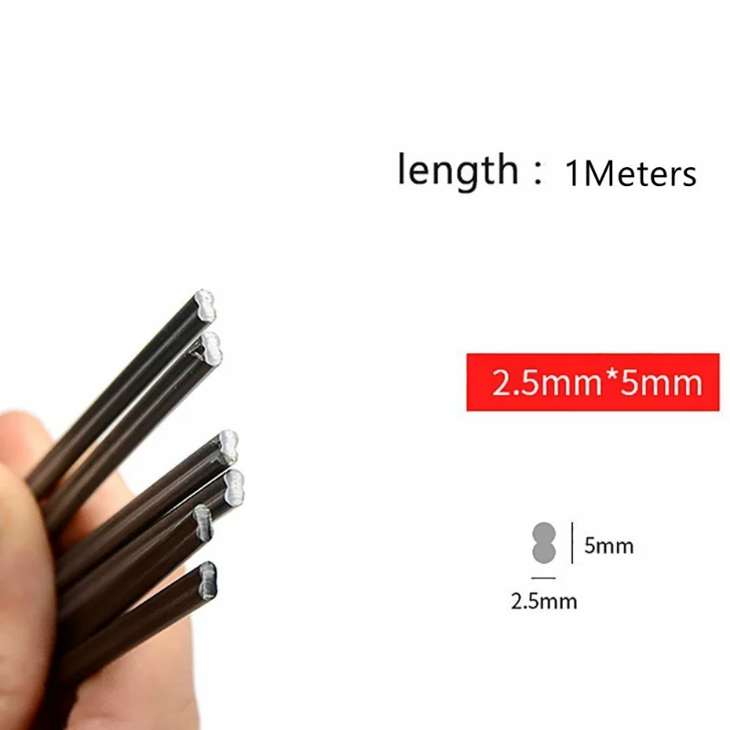 Plastic Welding Rods Welding Rods Plastic Welding Rods 2-5 Meters Black PP/ABS/PVC/PE Welding Sticks Plastic Welder Gun Car Bumper Repair Supplies