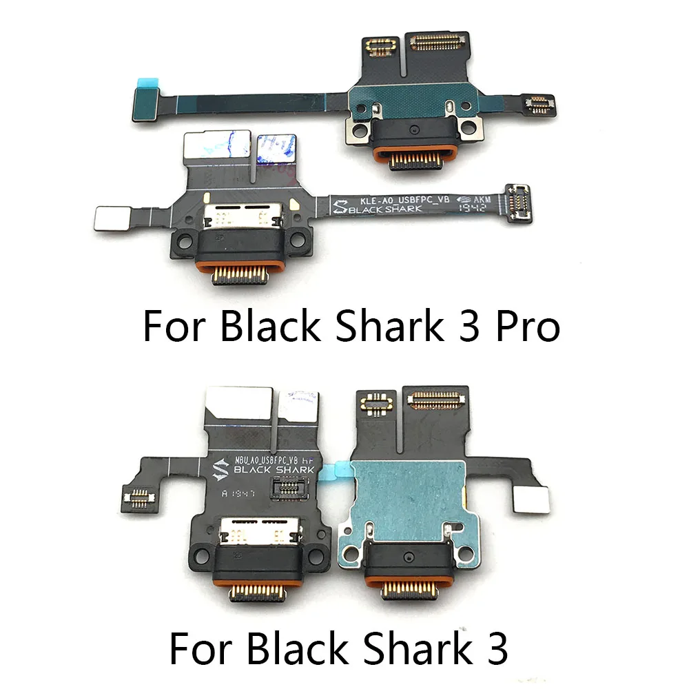 

USB-порт для зарядки док-станции, штекер, разъем, плата, гибкий кабель для Xiaomi Black Shark Blackshark3 Pro, запасные части
