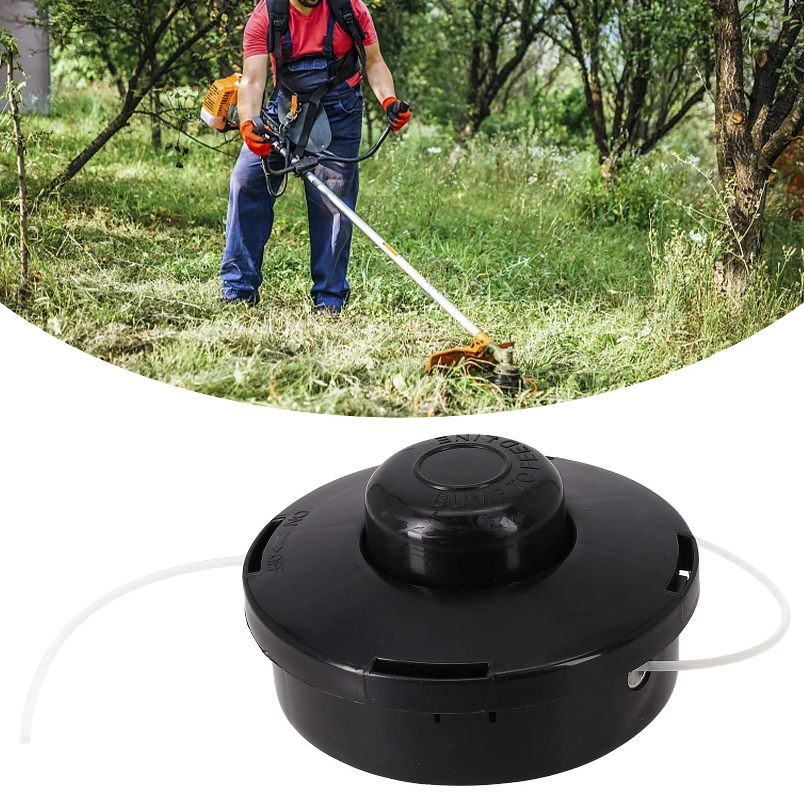 

Replacement Trimmer Head Tool For Michigan/MTM/Bauholtz 12.5*4cm 1pc Hardened Plastic Lawnmower Brush cutters Useful